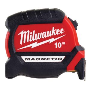 Milwaukee 4932464601 - Magnetic Tape Μετροταινία με Αυτόματη Επαναφορά και Μαγνήτη 10m