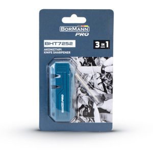 Bormann Pro BHT7252 - Ακονιστήρι μαχαίρων 3σε1 (σουγιάς) για όλους τους τύπους λάμας (047377)