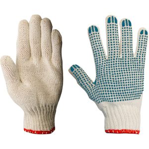 Bormann Pro BPP2472 Γάντια βαμβακερά, πλεκτά, με κόκκους PVC(051787)