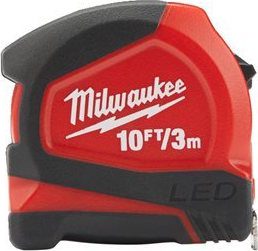 Milwaukee 48226602 - LED Light Μετροταινία με Αυτόματη Επαναφορά 3m