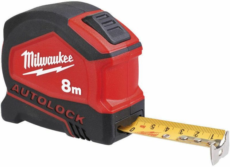 Milwaukee 4932464664 - Autolock Μετροταινία με Αυτόματη Επαναφορά 25mm x 8m