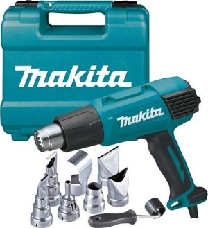 Makita HG6531CK - Πιστόλι Θερμού Αέρα 1800W με Βαλίτσα και Εξαρτήματα 100/550